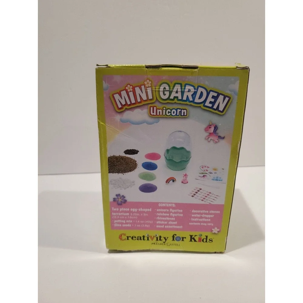 Creativity for Kids Mini Garden Unicorn Chia Seed Terrarium Craft Kit (Ages 6+)